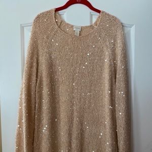 Light peach sweater/tunic